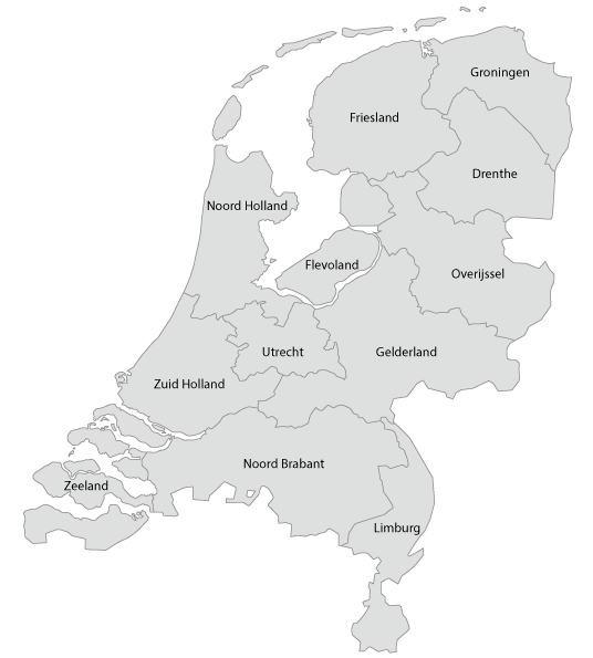 Map Nederland
